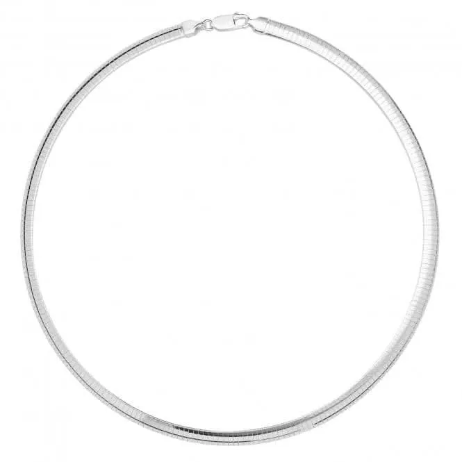 Acotis Silver Necklace Flat Omega G3321