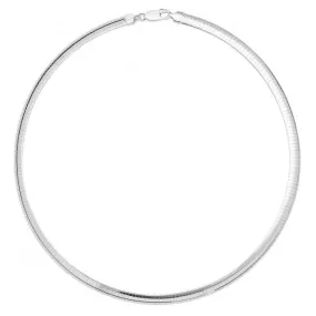 Acotis Silver Necklace Flat Omega G3321
