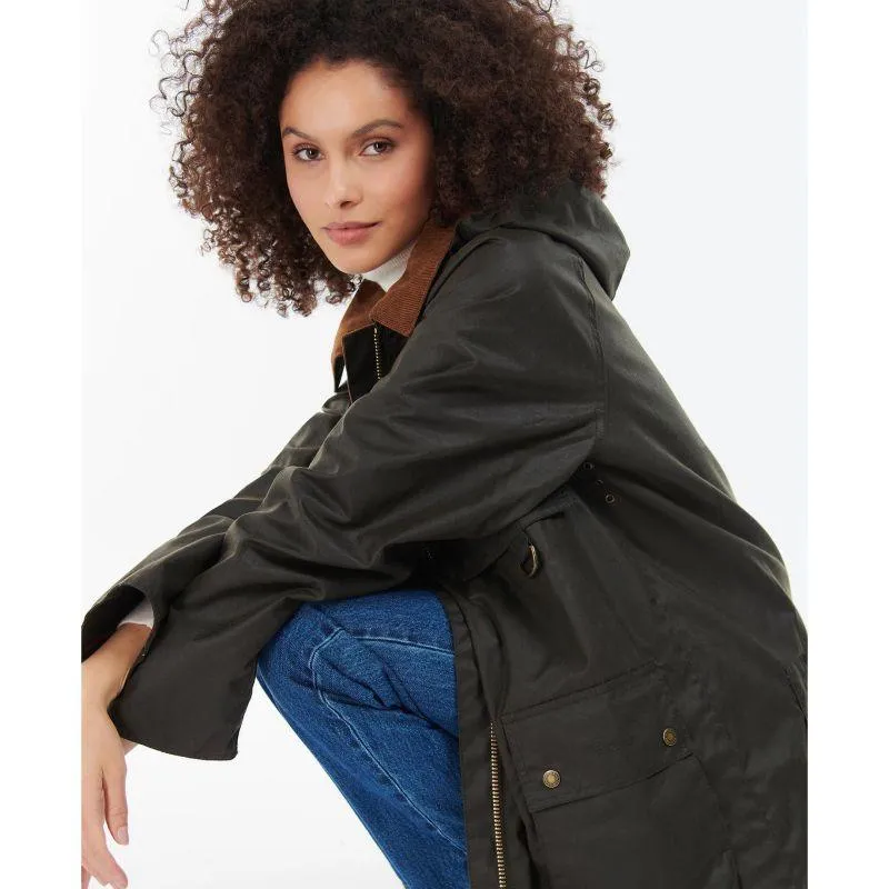 Barbour Highclere Ladies Wax Jacket - Olive