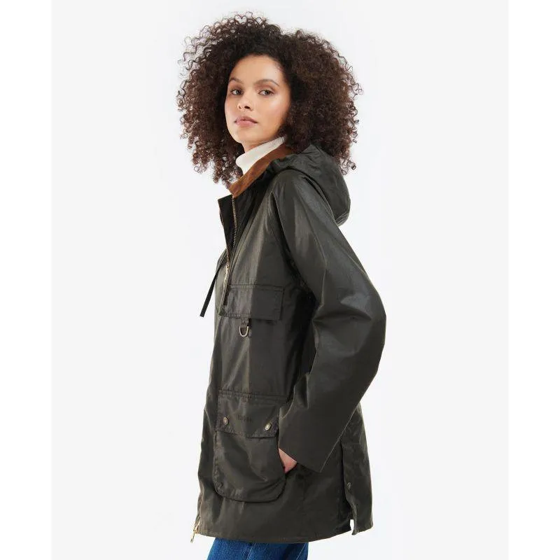 Barbour Highclere Ladies Wax Jacket - Olive