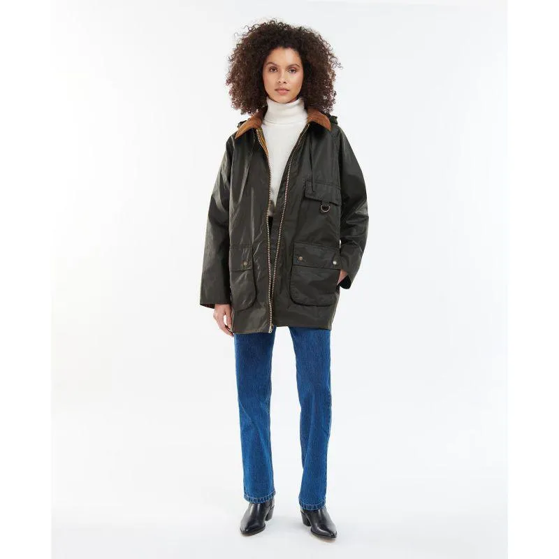 Barbour Highclere Ladies Wax Jacket - Olive