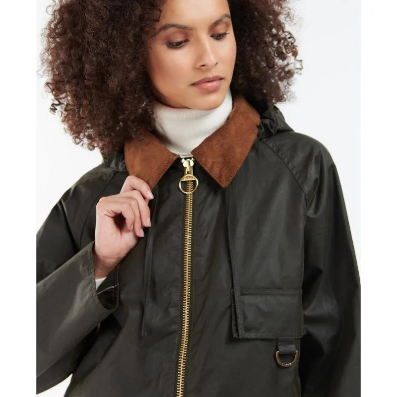 Barbour Highclere Ladies Wax Jacket - Olive