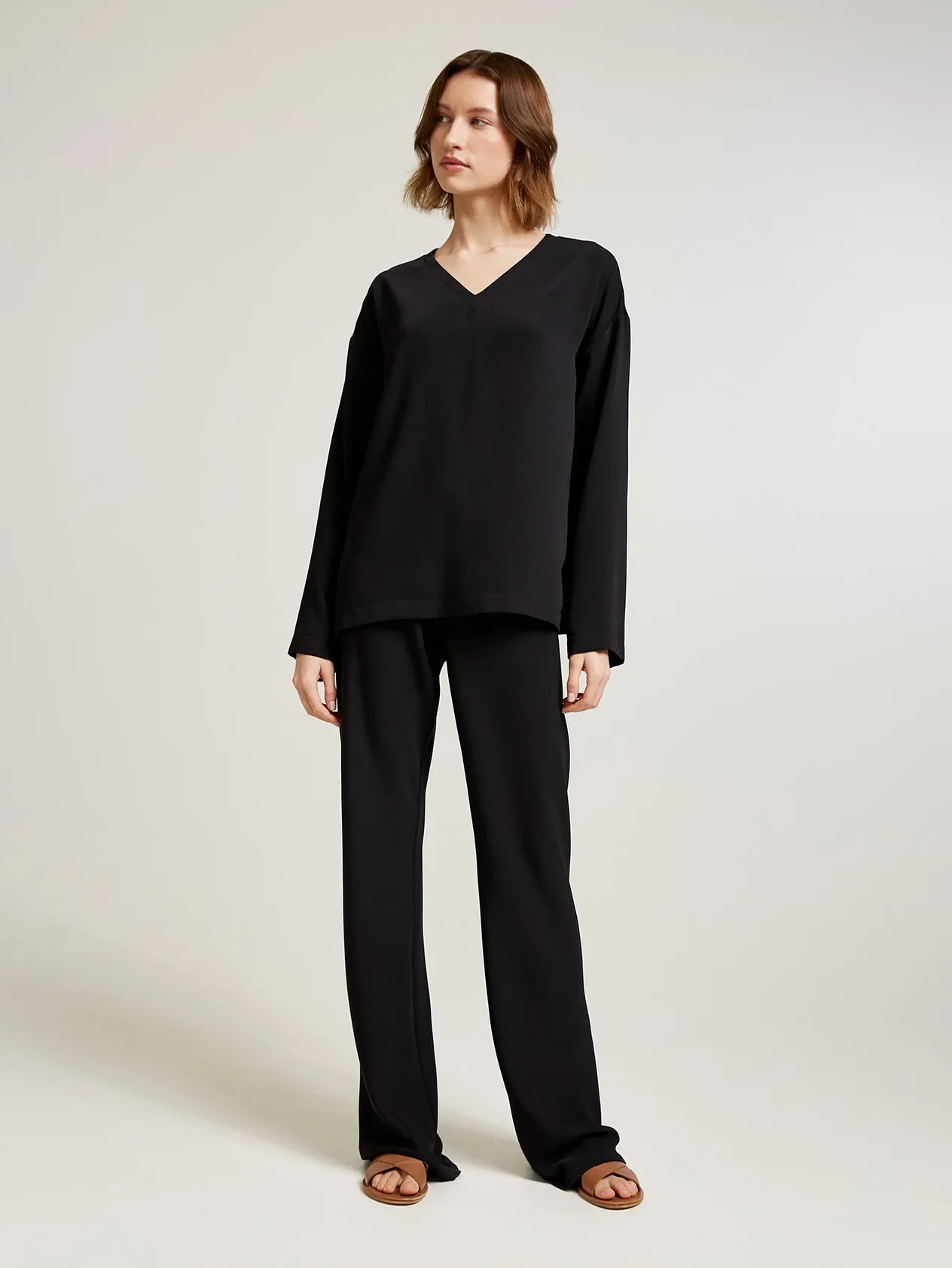 Black Nouvelle Trouser Suit