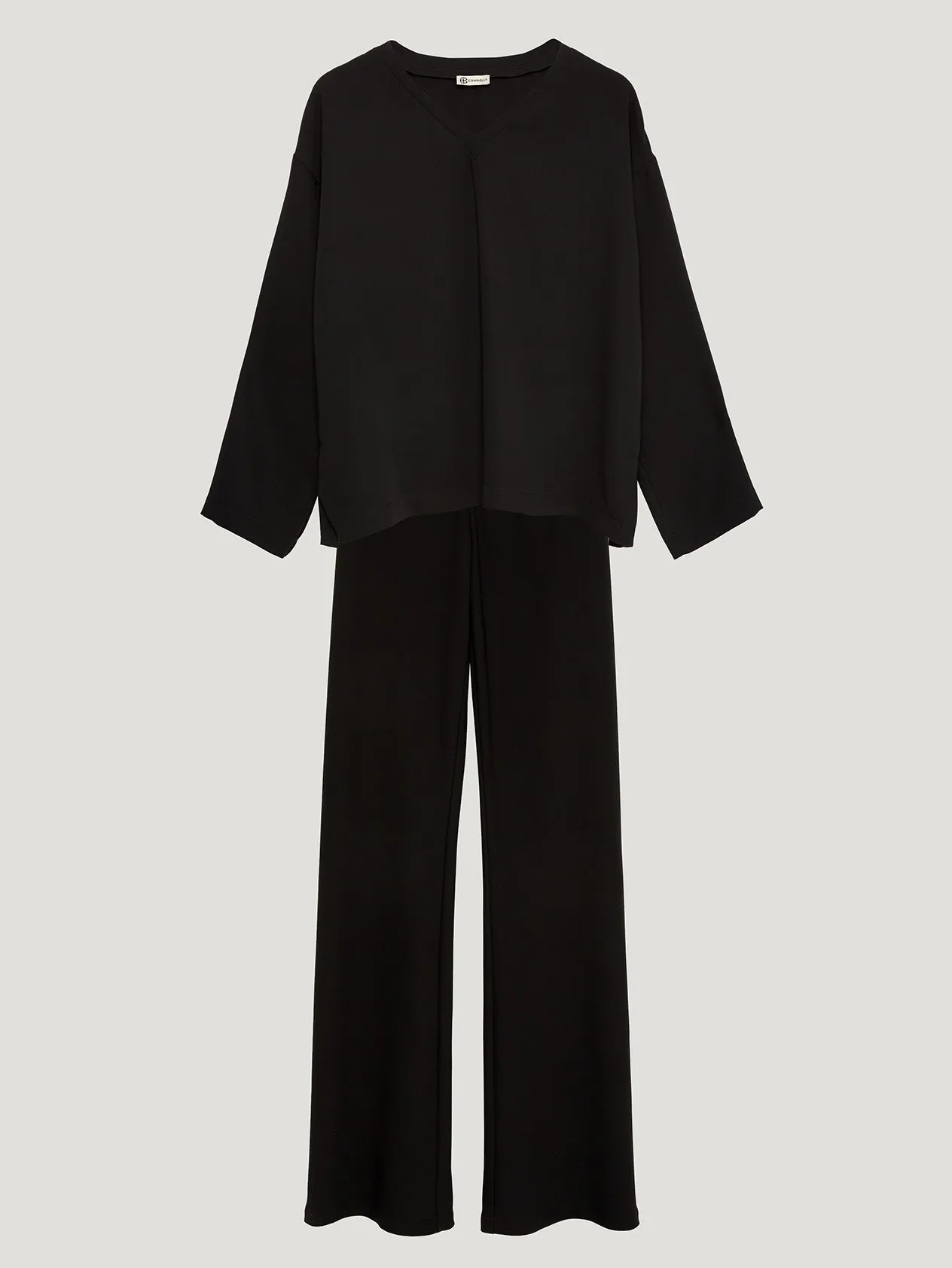 Black Nouvelle Trouser Suit
