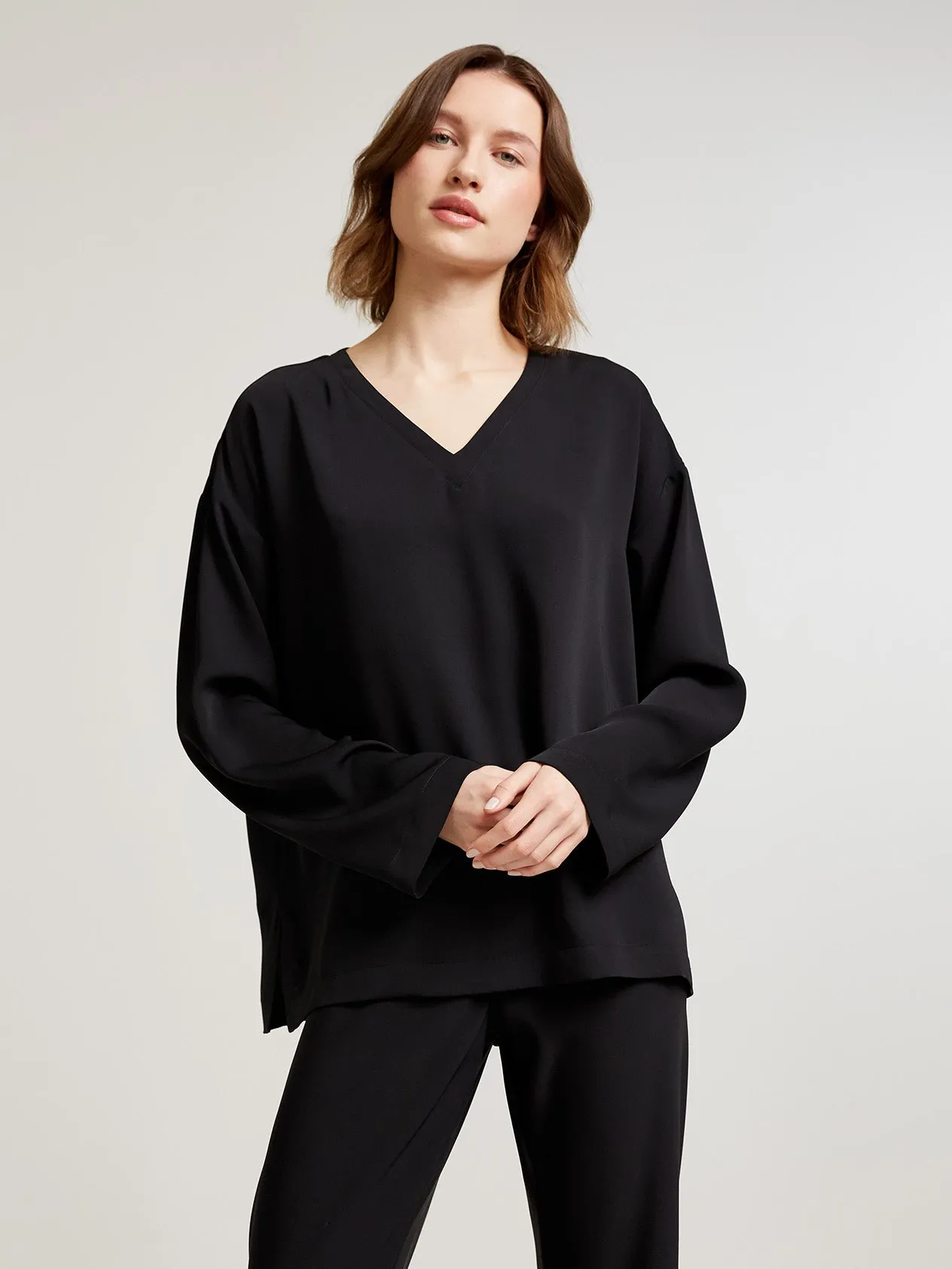 Black Nouvelle Trouser Suit