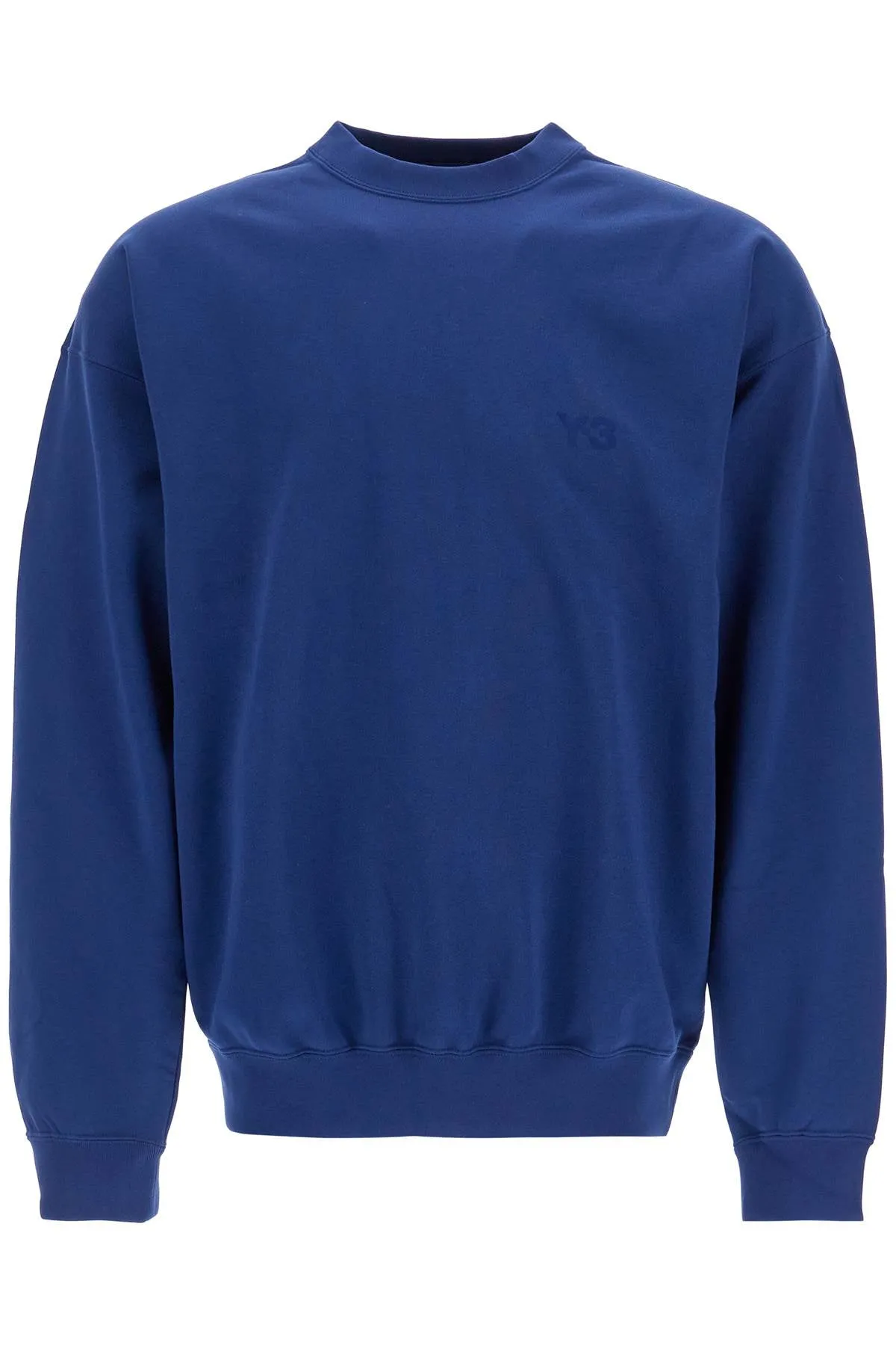 blue cotton crewneck sweatshirt for men JM7867 BLUE