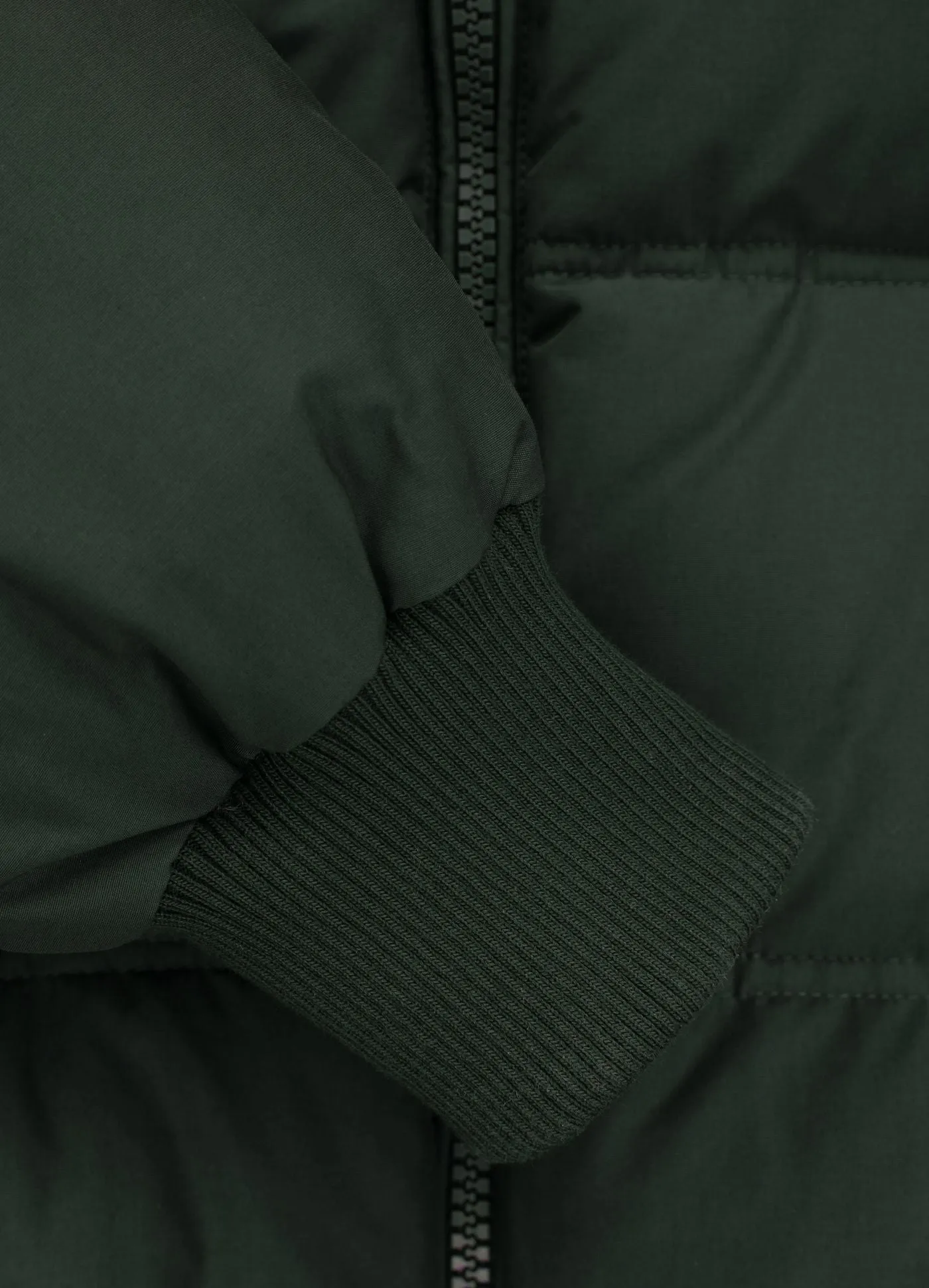 Burnt Hooded Jacket - Dark Olive