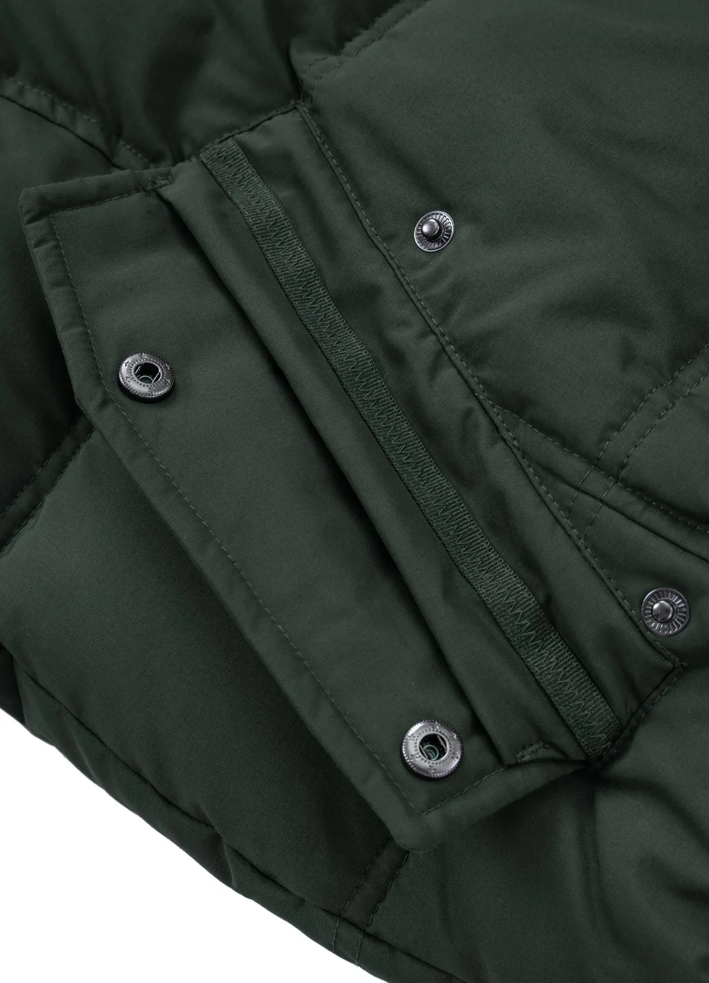 Burnt Hooded Jacket - Dark Olive