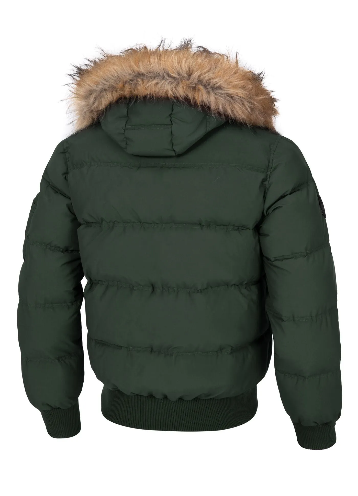 Burnt Hooded Jacket - Dark Olive