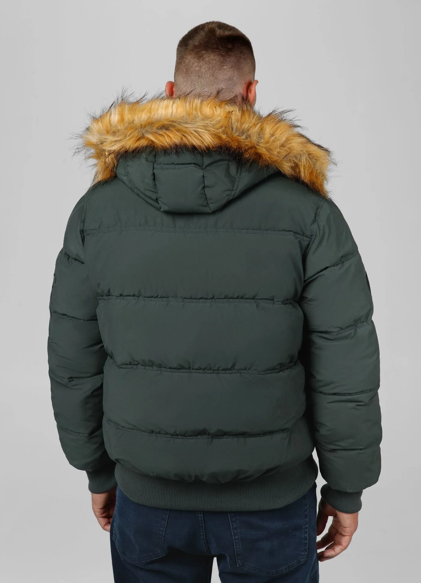 Burnt Hooded Jacket - Dark Olive