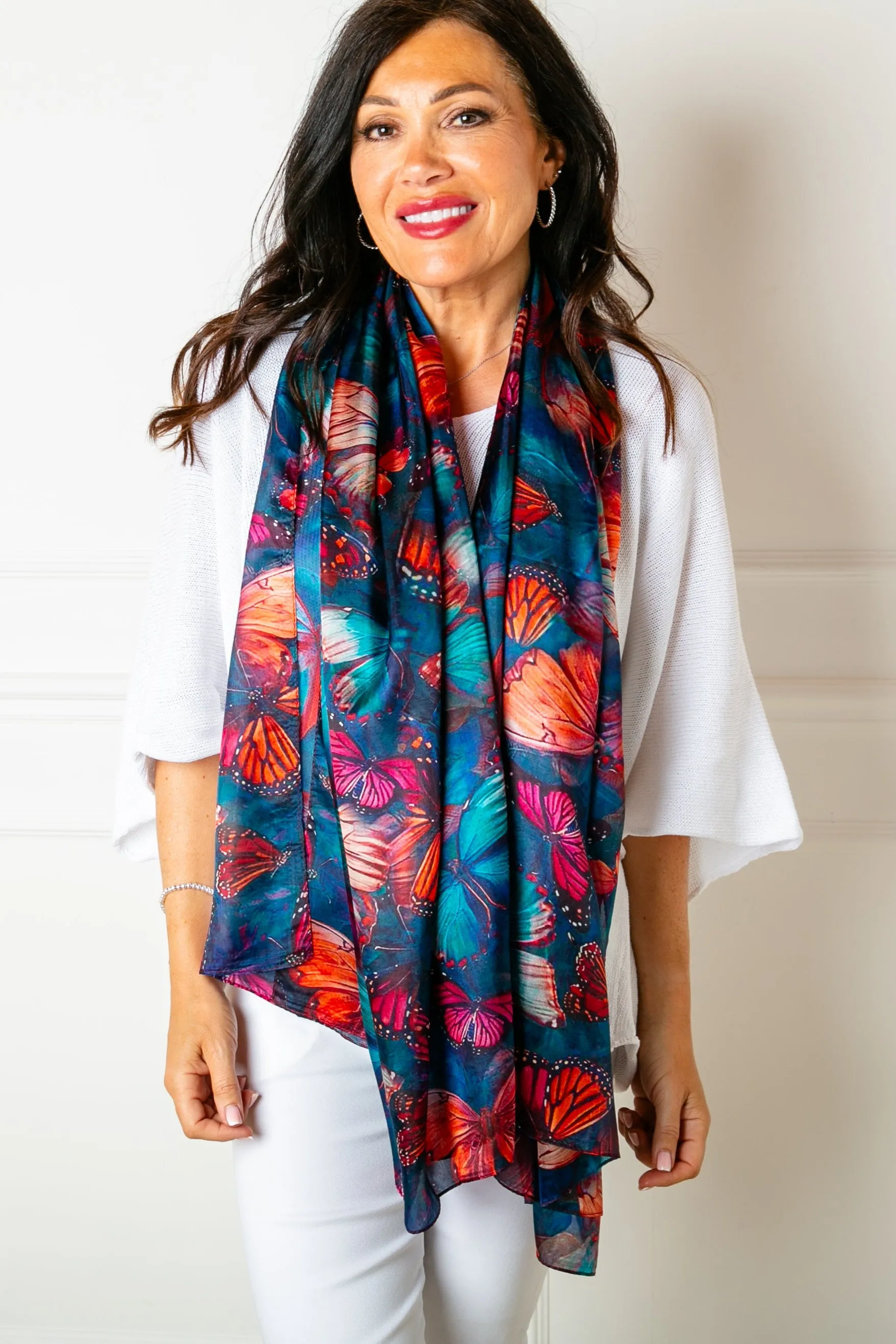 Butterfly Silk Scarf