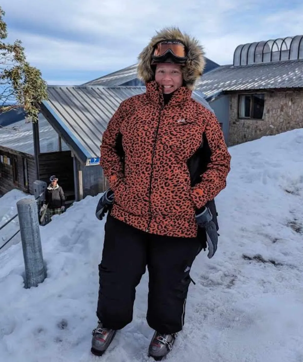 CLEARANCE - XTM Perisher Womens Plus Size Jacket Leopard sizes 18 -22