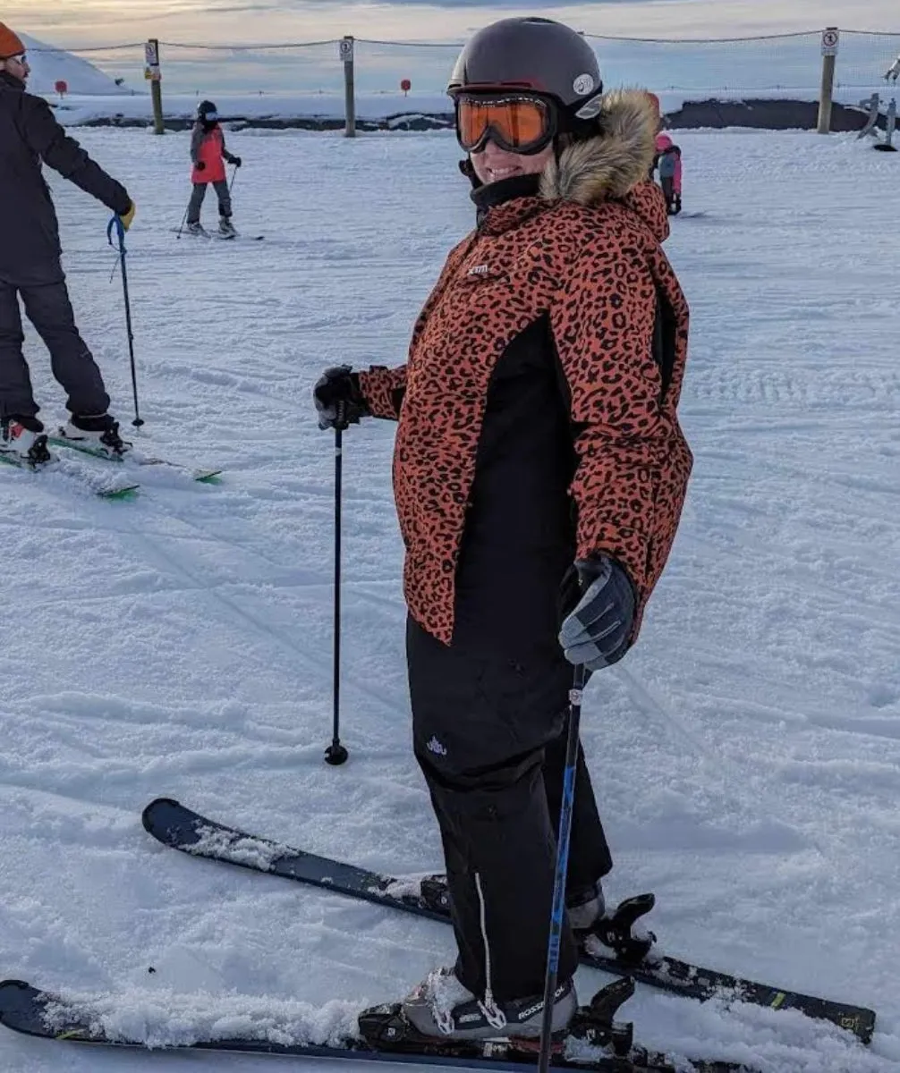 CLEARANCE - XTM Perisher Womens Plus Size Jacket Leopard sizes 18 -22