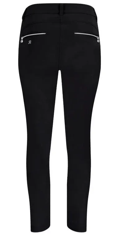 Daily Sports Glam Stretch Ankle Pants-Navy