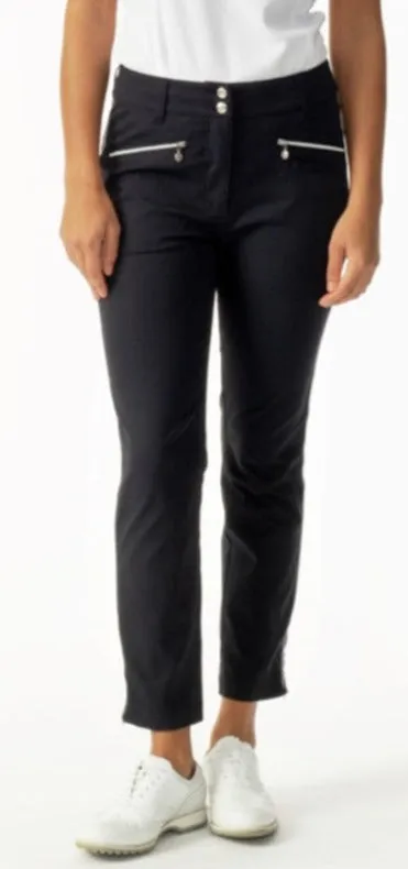 Daily Sports Glam Stretch Ankle Pants-Navy