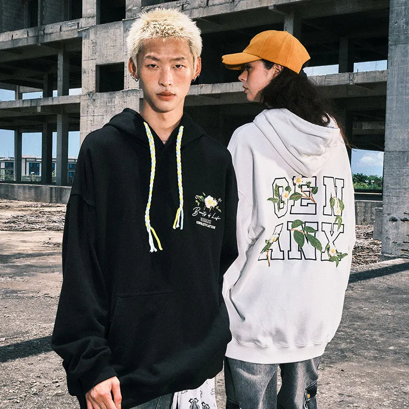 【GENANX2024NEW】Far infrared self-heating constant temperature antibacterial anti-static graffiti heavy fleece hoodie