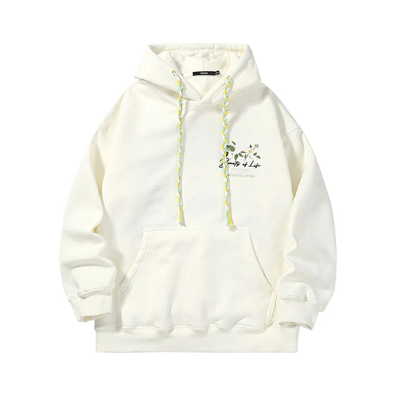 【GENANX2024NEW】Far infrared self-heating constant temperature antibacterial anti-static graffiti heavy fleece hoodie