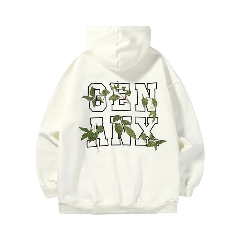 【GENANX2024NEW】Far infrared self-heating constant temperature antibacterial anti-static graffiti heavy fleece hoodie