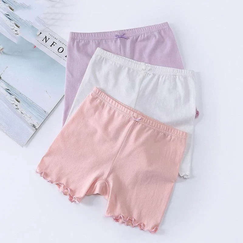 Girls' Safety Pants Anti-empty Three-point Leggings