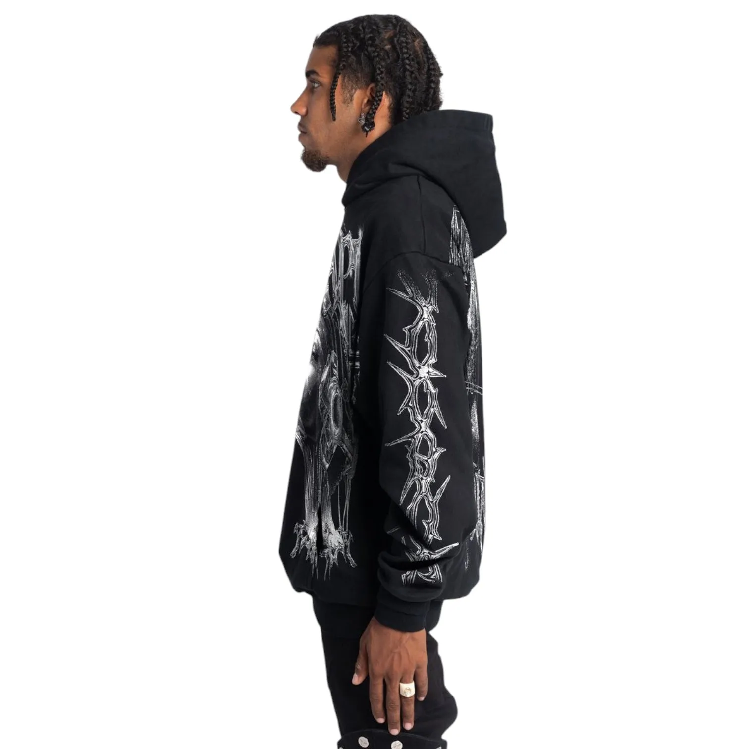 GUAPI: Obsidian Cyborg Hoodie