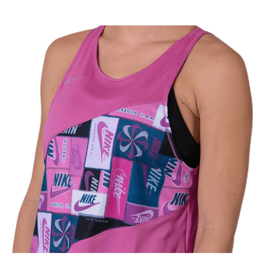 Icon Clash Singlet Pink
