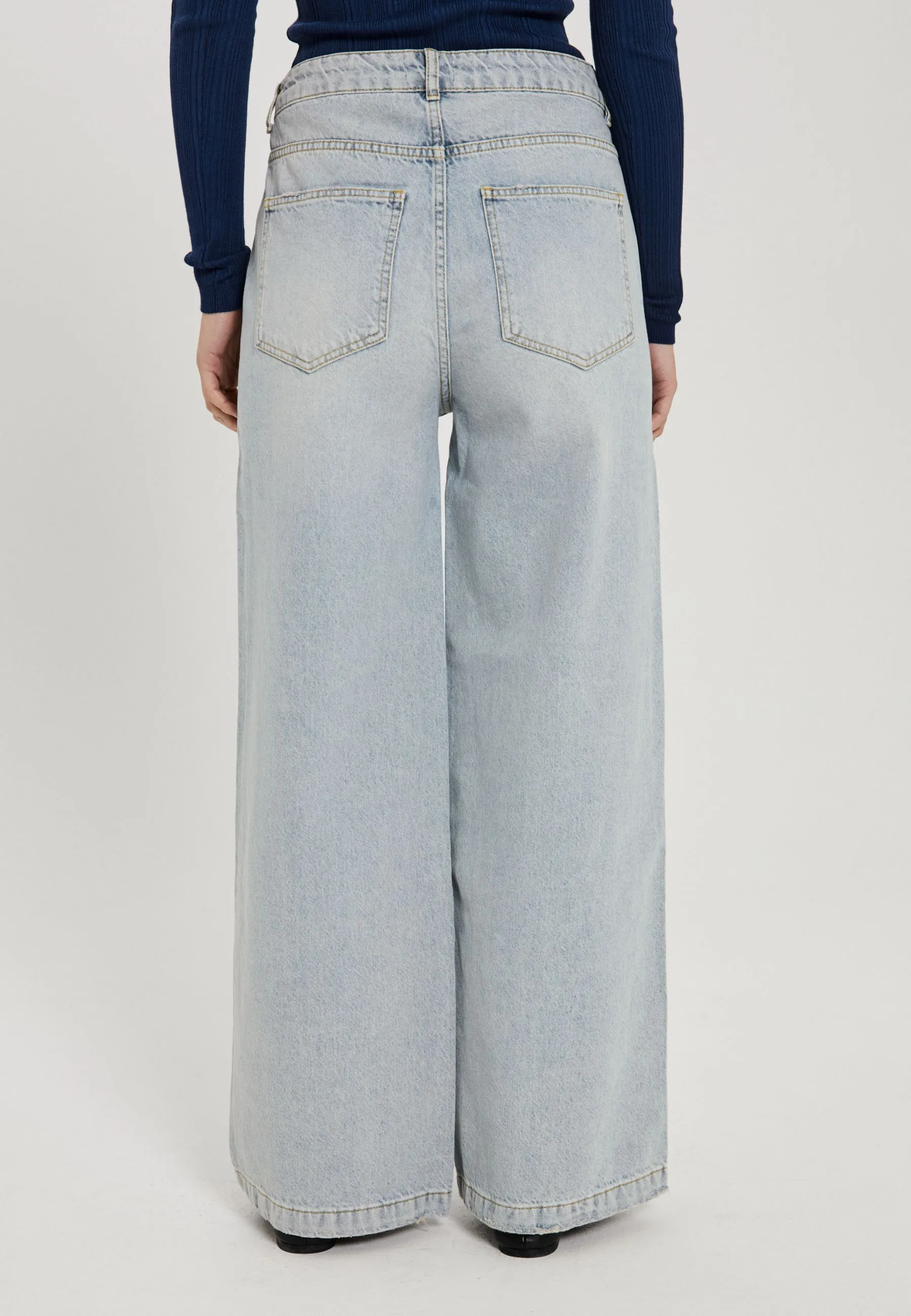 Kenzie wide jeans - Vintage blue wash