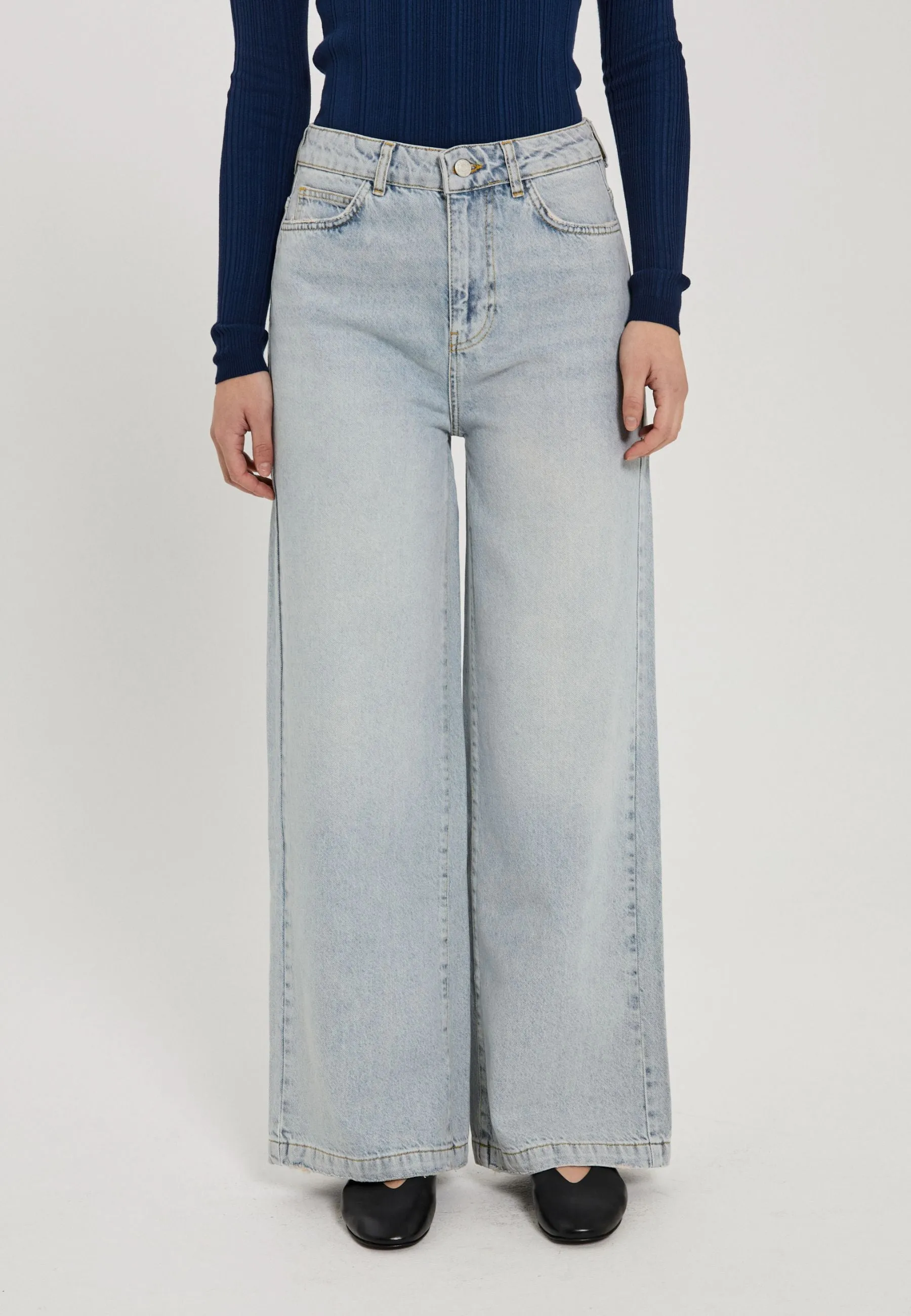 Kenzie wide jeans - Vintage blue wash