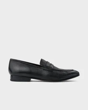Ledley Black Deerskin Leather