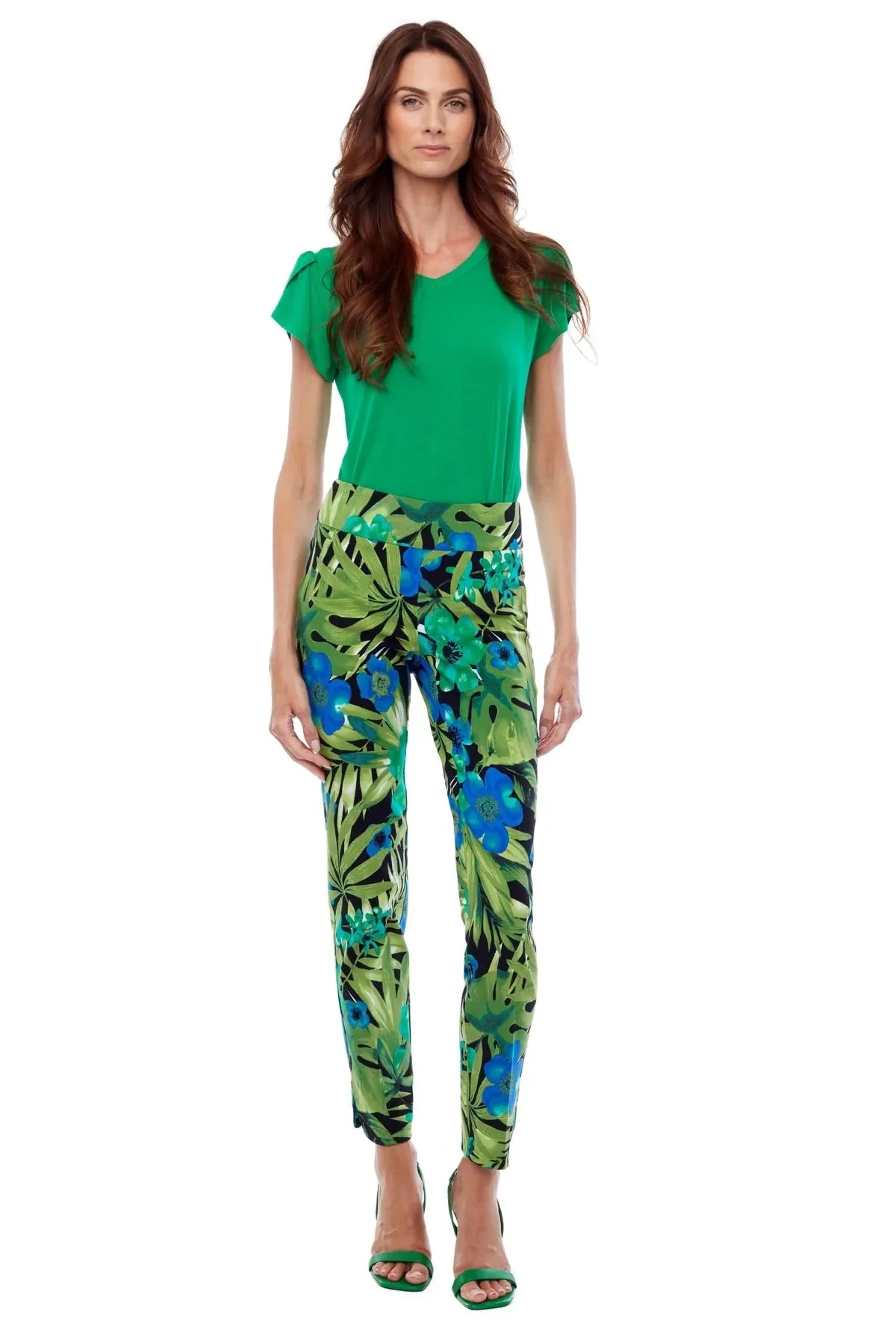 MAUI PETAL SLIT SLIM PANT -67747UP