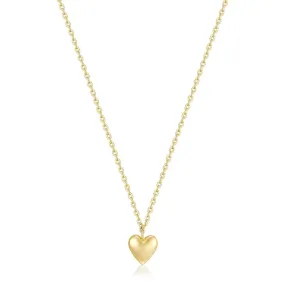 Micro Heart Charm Necklace