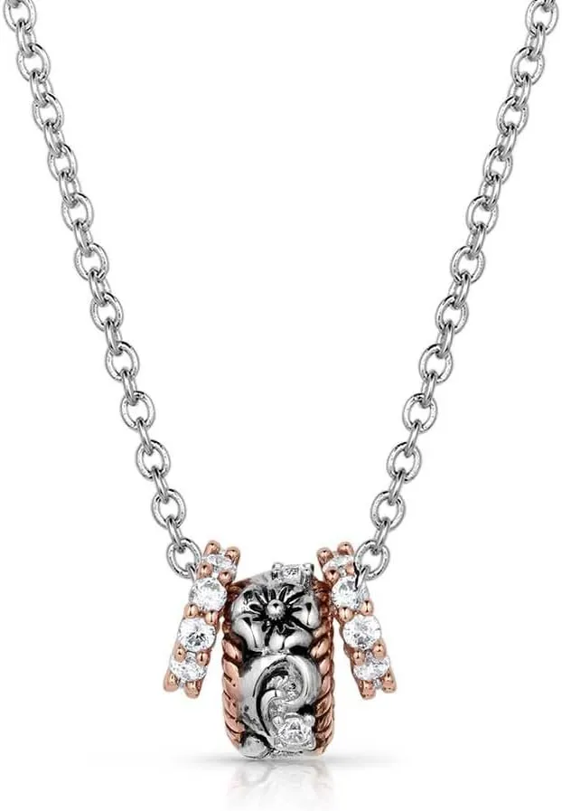 Montana Silversmiths Wildflower Elegance Ring Necklace - NC5784