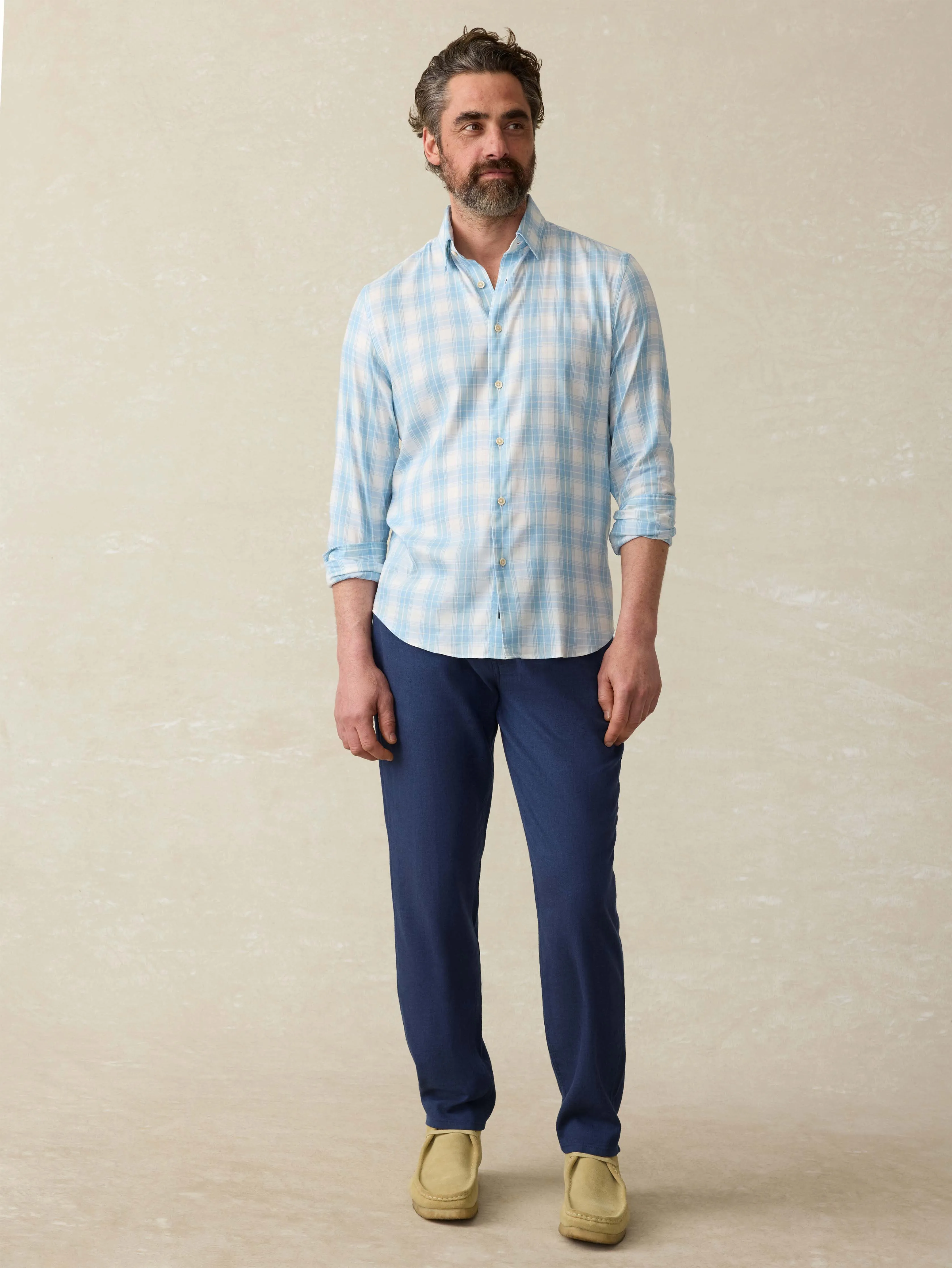 Movement™ Linen 5-Pocket Pant - Deep Sea Navy