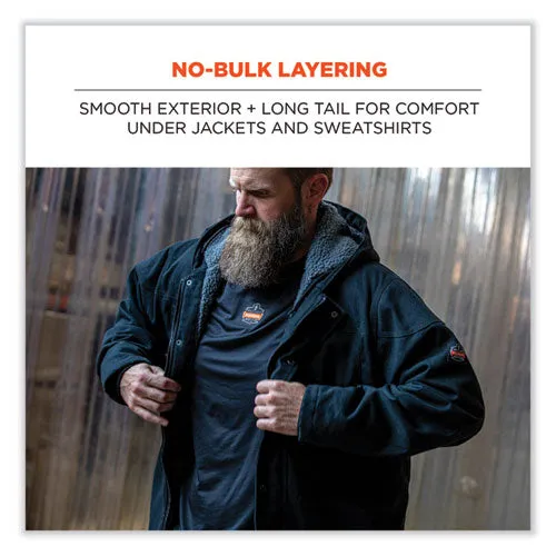 N-ferno 6436 Long Sleeve Lightweight Base Layer Shirt, Medium, Black, Ships In 1-3 Business Days