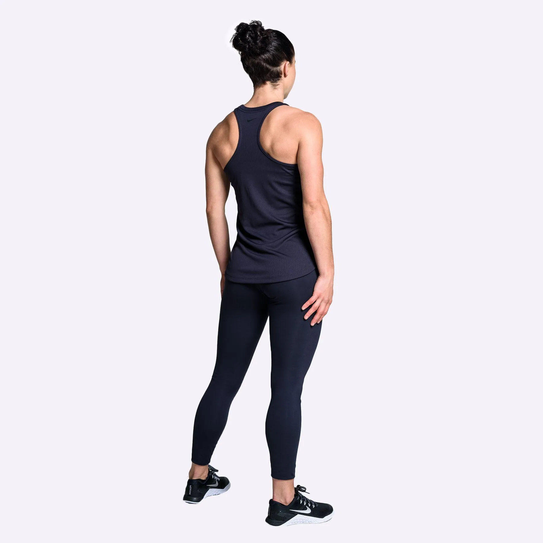 Nike - Dri-FIT Women's Yoga Training Tank - Oil Grey/Black