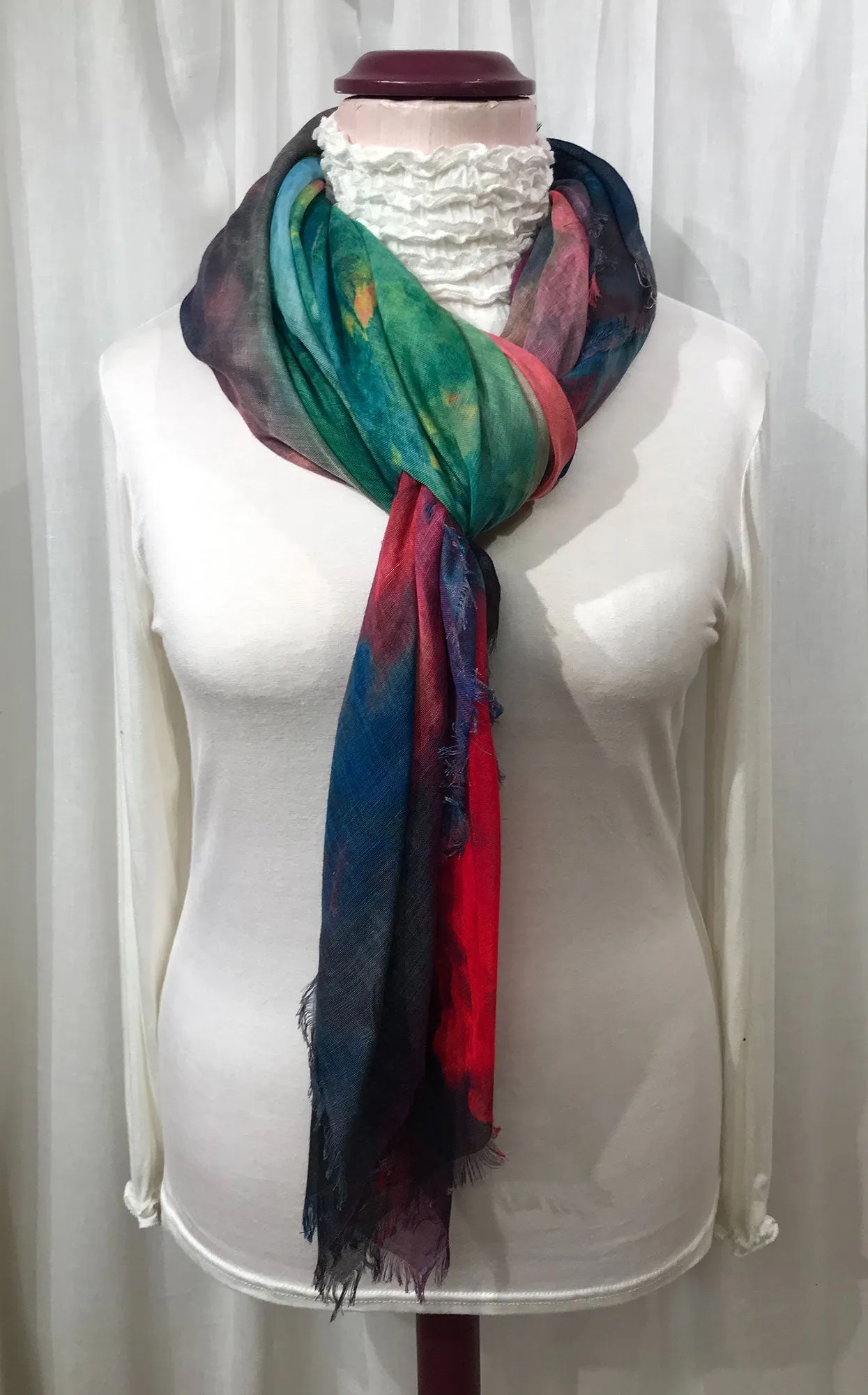 Rainbow Cloud Scarf