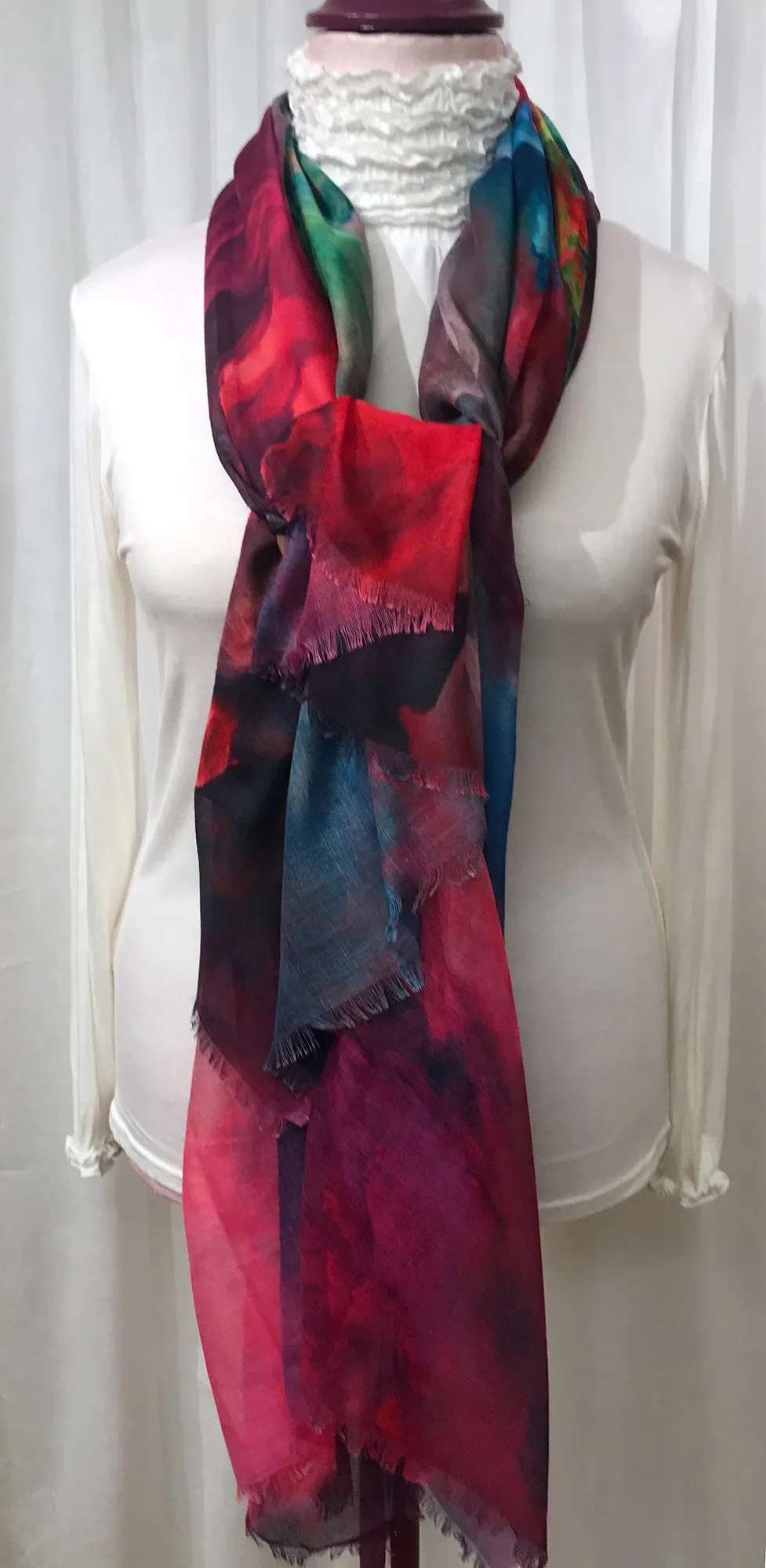 Rainbow Cloud Scarf