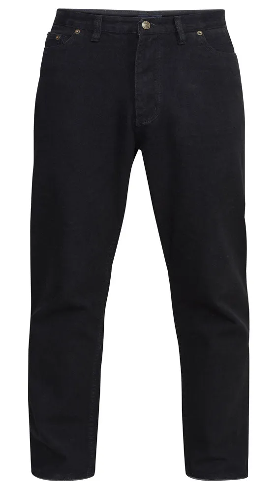 Rockford Comfort Fit Jeans (Black 620) Waist 62 - 70"