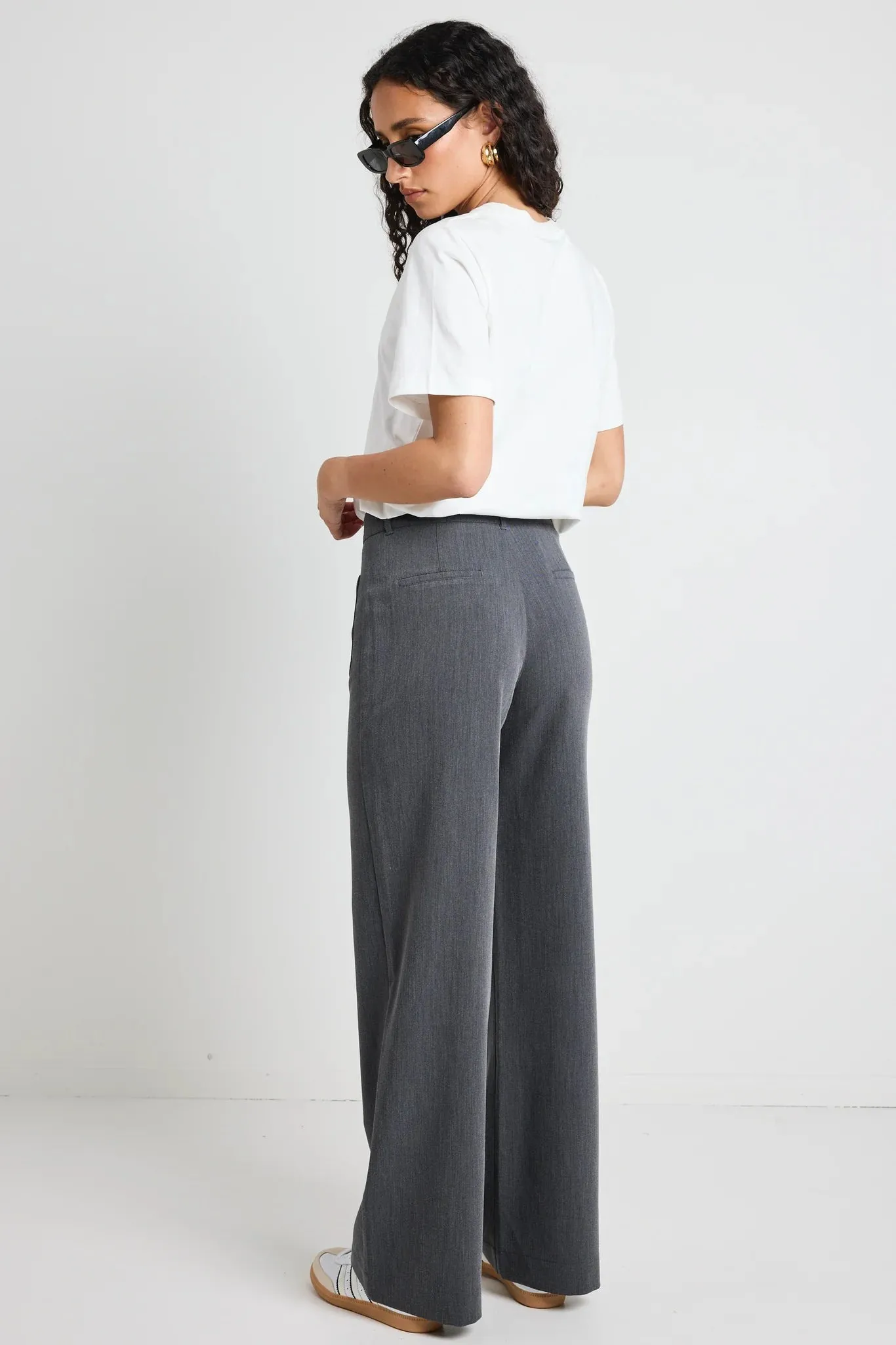 SBT ZOEY TAILORED HI RISE WIDE LEG PANT