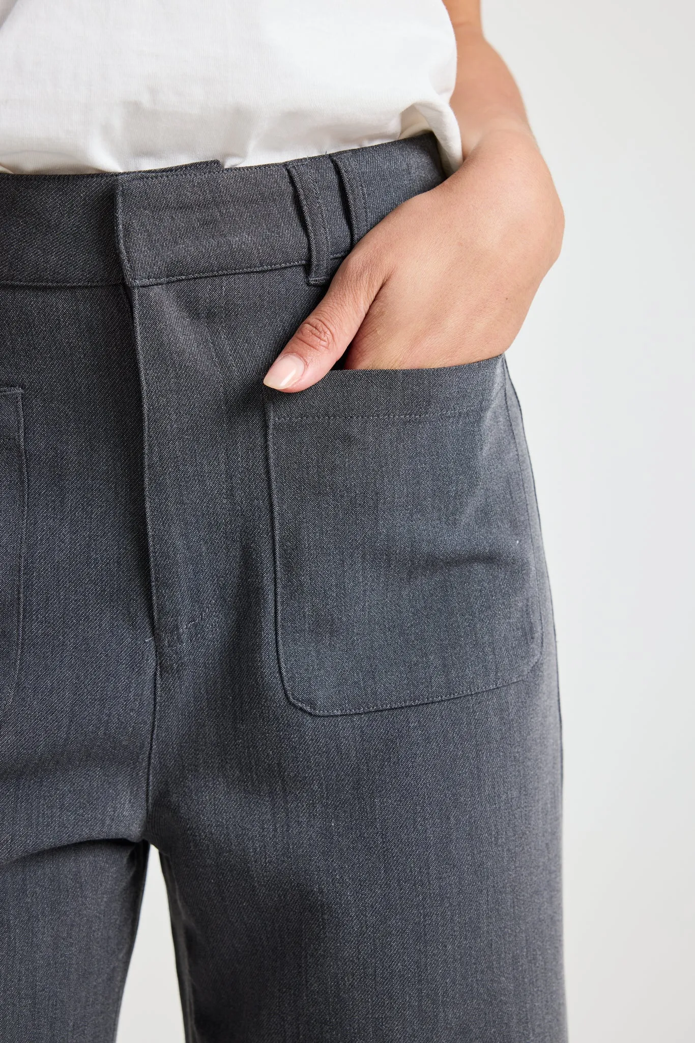 SBT ZOEY TAILORED HI RISE WIDE LEG PANT