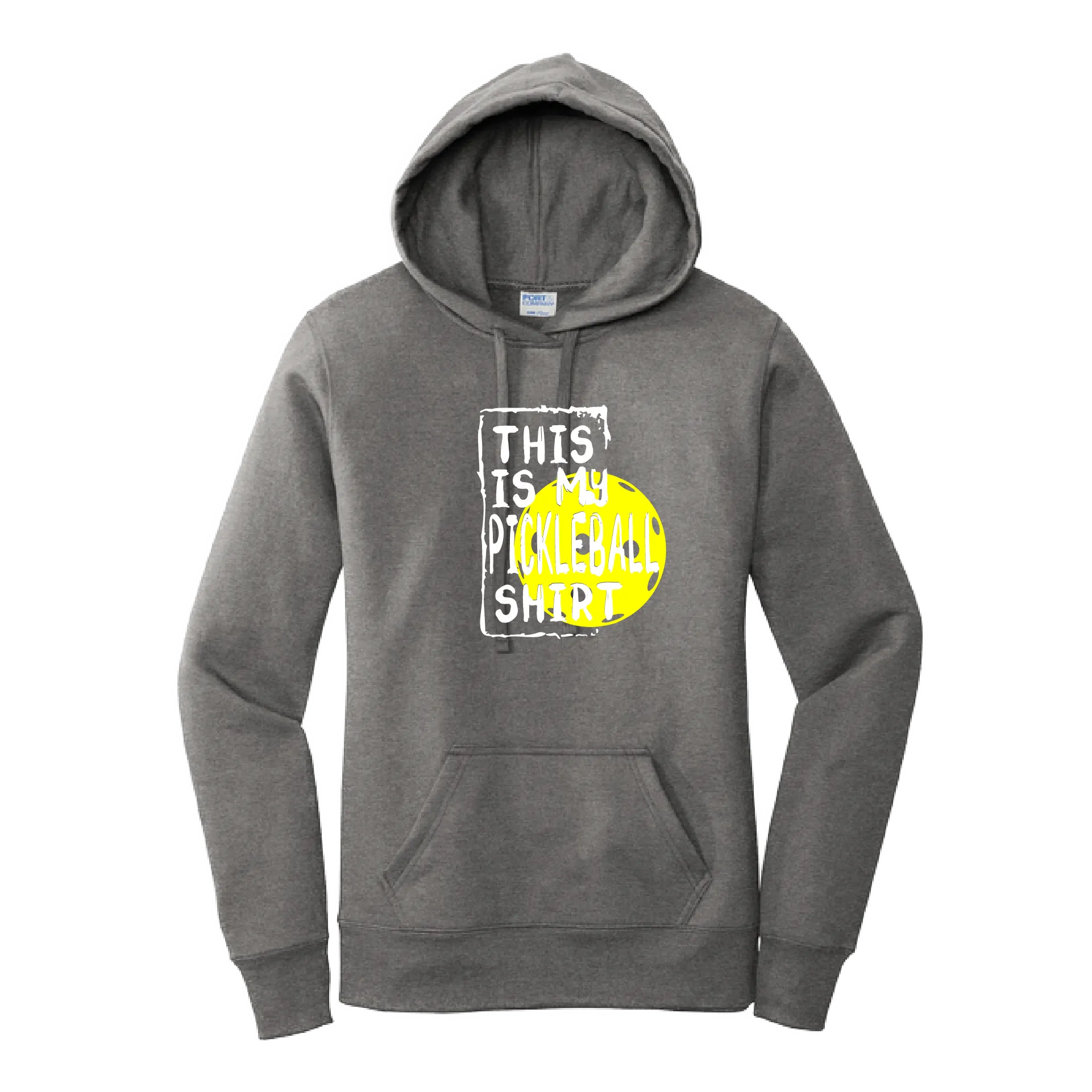 This Is My Pickleball Shirt | Women’s Fitted Hoodie Pickleball Sweatshirts | 50% Cotton 50% Poly Fleece