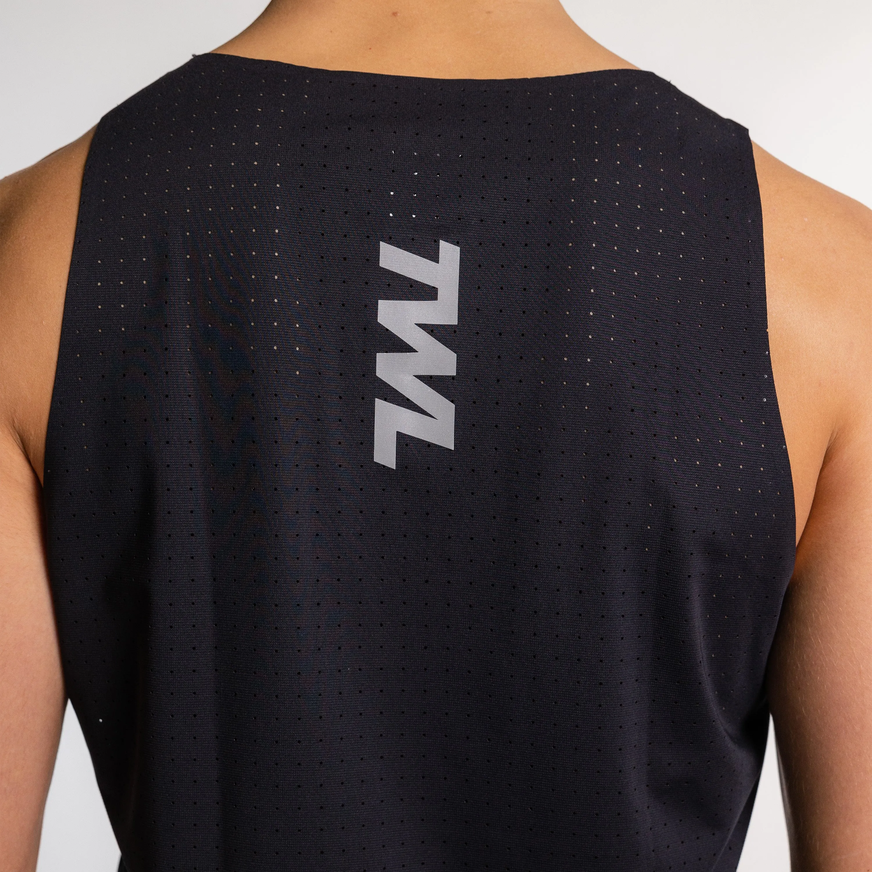 TWL - MEN'S PACE TANK - BLACK/SILVER REFLECTIVE