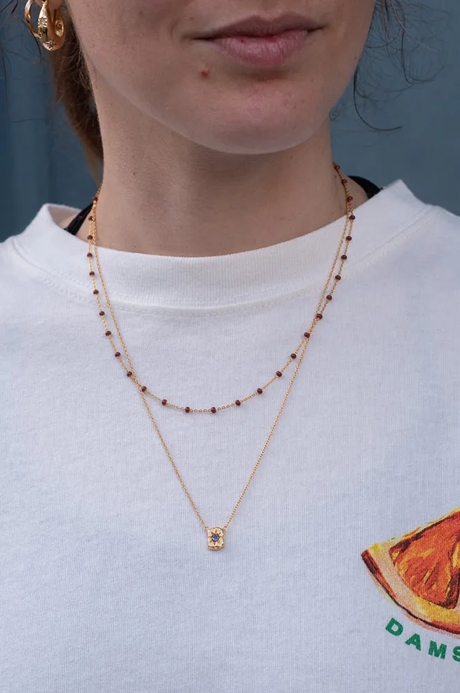 Une A Une Tamira Iolite Necklace
