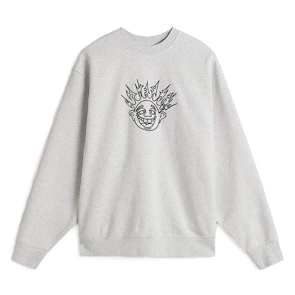 Vans Skate Smile Spike Crewneck - Ash
