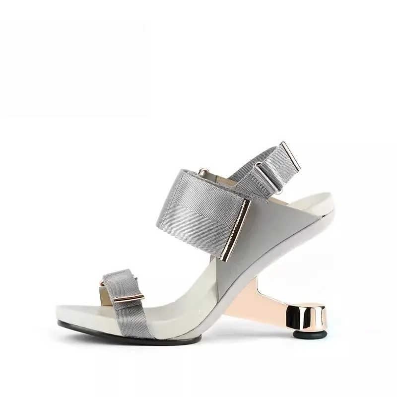 Veltique Buckle Heels Elegance