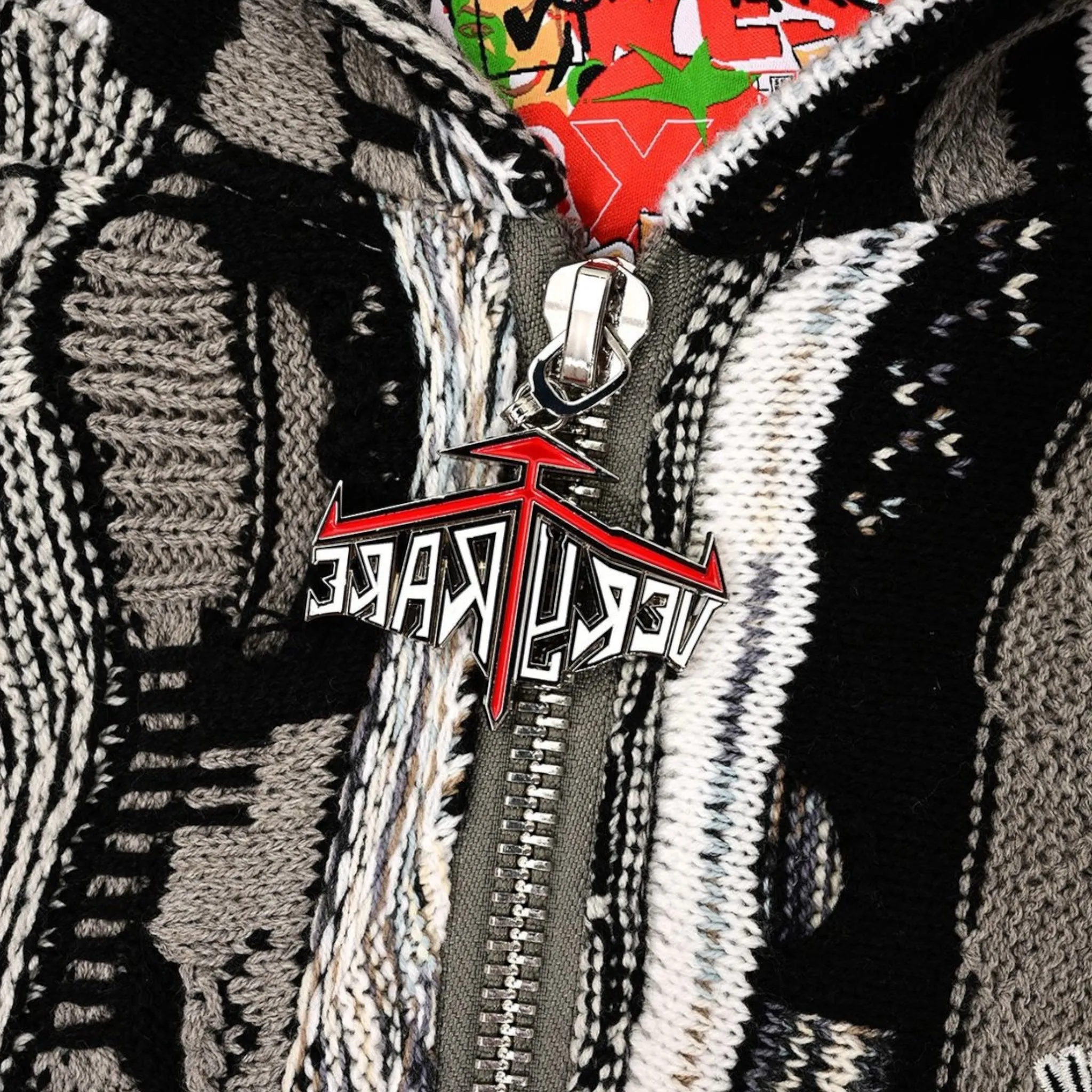 VERY RARE: Metallic Mummy Zip Up Sweater