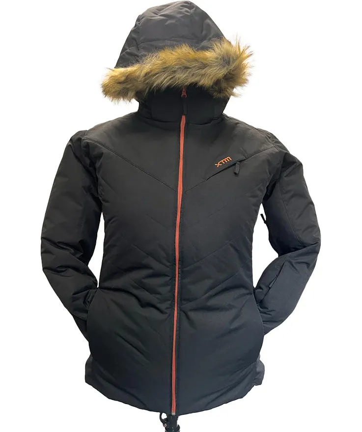 XTM Perisher Women's Plus Size Ski jacket Black Clay Plus Size 18 - 30